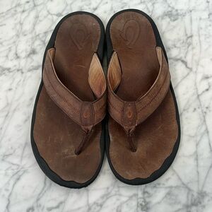 OluKai Makau Men's  Flip-Flops Sandals Sz 12